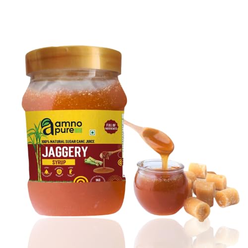 Jaggery  Syrup Natural Sugarcane Amno Pure -Pet Jar 900G Pack