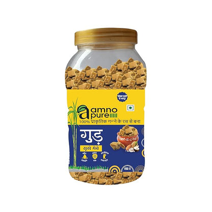 Jaggery  Dry Fruit  30G Square Natural Sugarcane Amno pure - Pet Jar 850G Pack