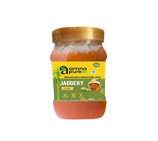 Jaggery  Syrup Natural Sugarcane Amno Pure -Pet Jar 900G Pack